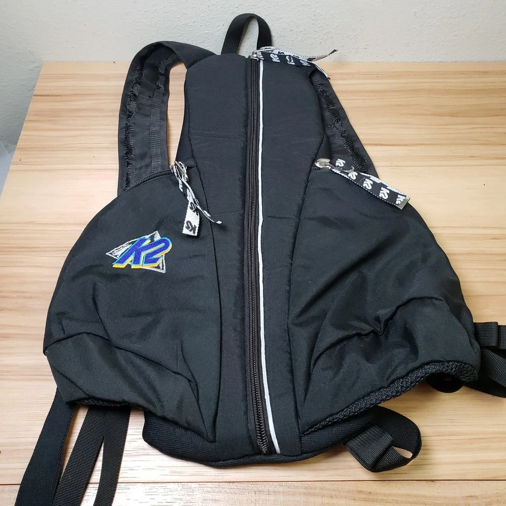 K2 Bag Black Blue Winter Sports Gear Multicompartment Backpack